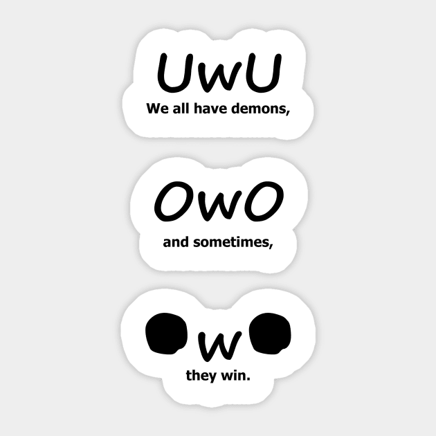 UwU Demons Sticker by tsukyuo